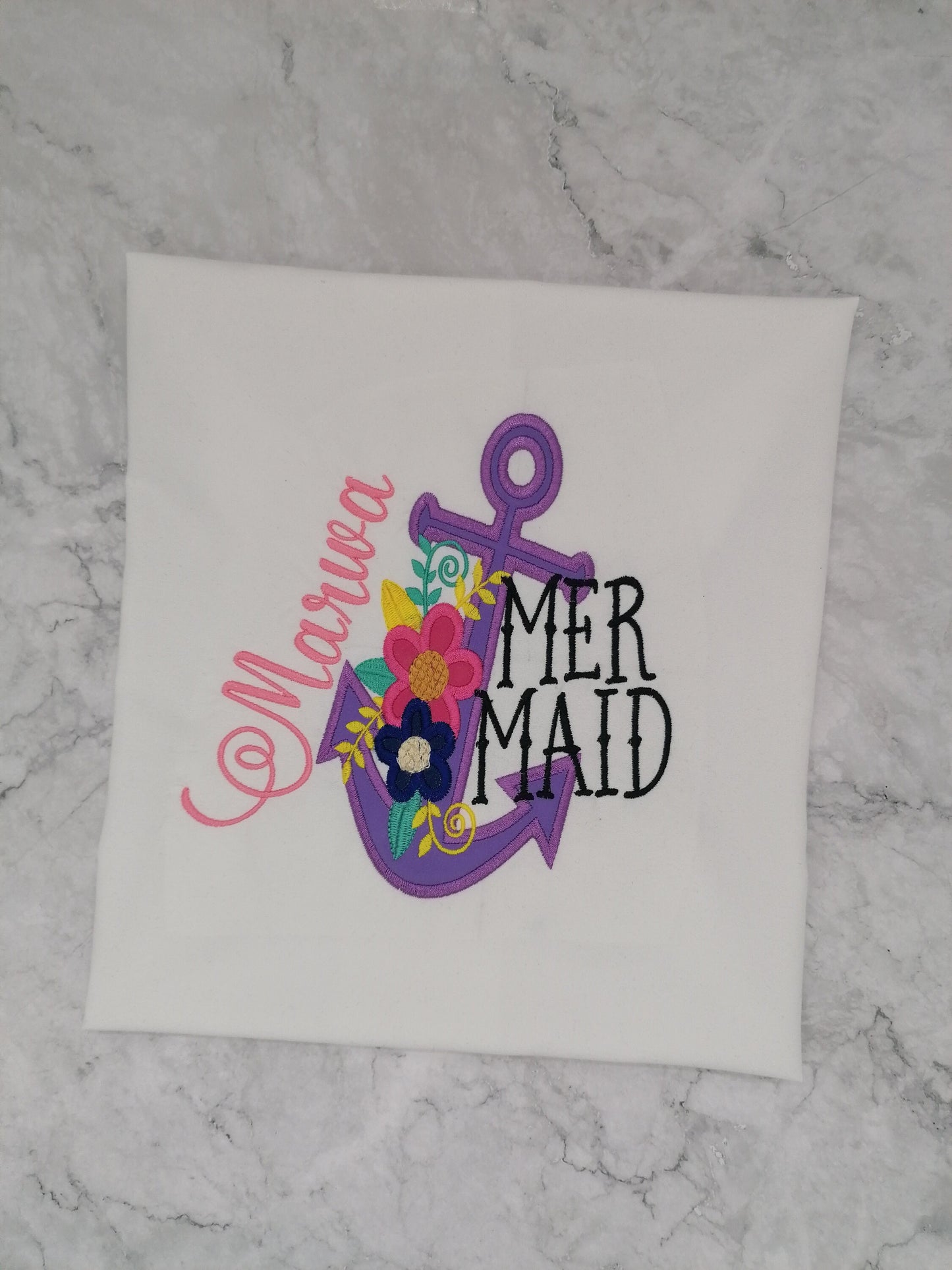 Personalized Girls T-Shirts, Custom Girls Bodysuit, Embroidered Birthday Shirts, Embroidered Name Design, Girl's Embroidered Top