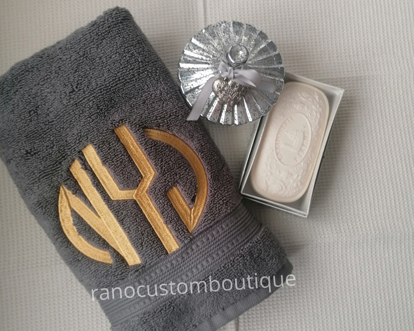 Personalised Embroidered Towel, Custom Towel, Monogram Towel, Embroidered Monogram Towel, Personalized Towel