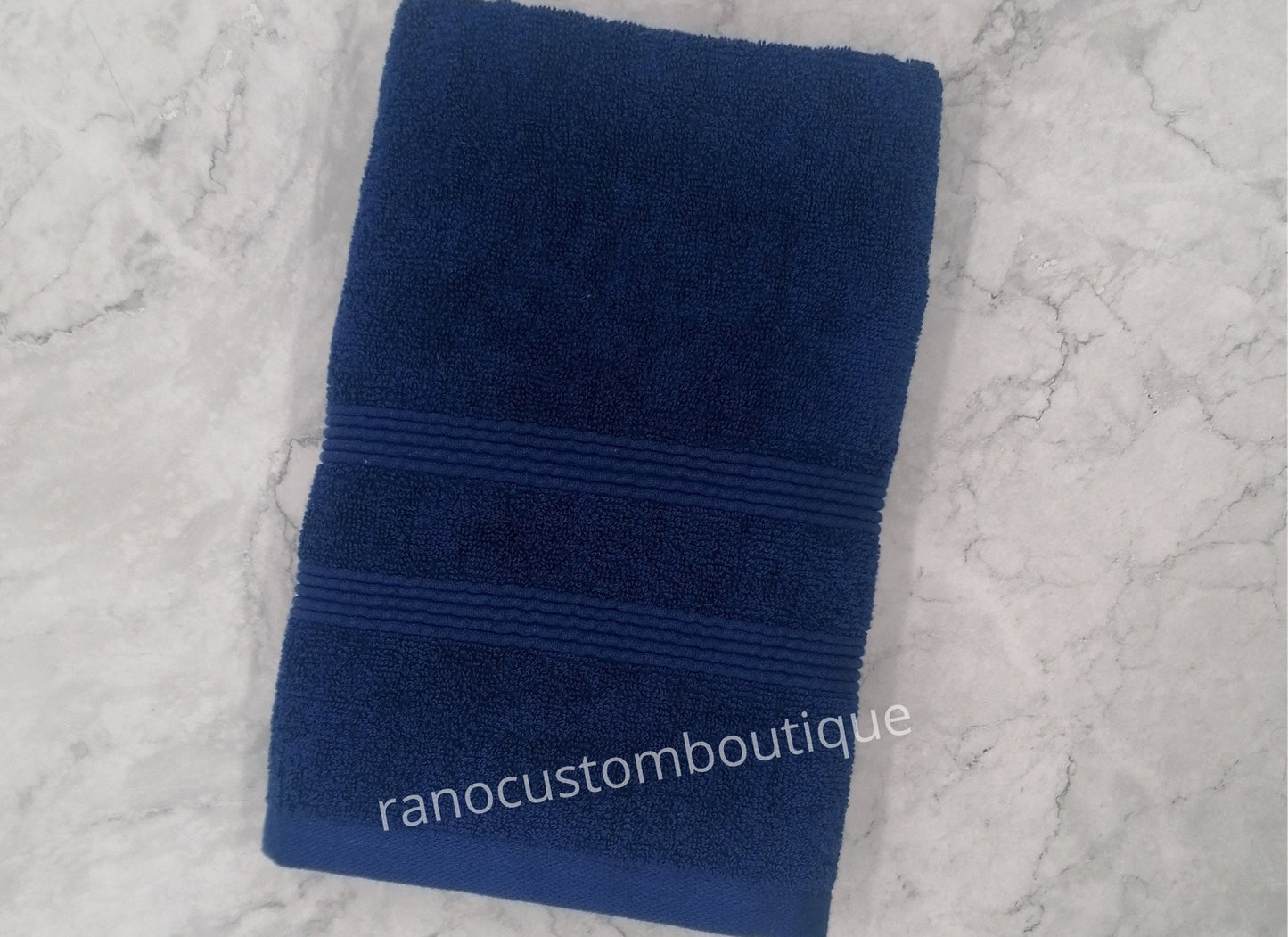 Personalised Embroidered Towel, Custom Towel, Monogram Towel, Embroidered Elegant Chevron Design, Gift Towel