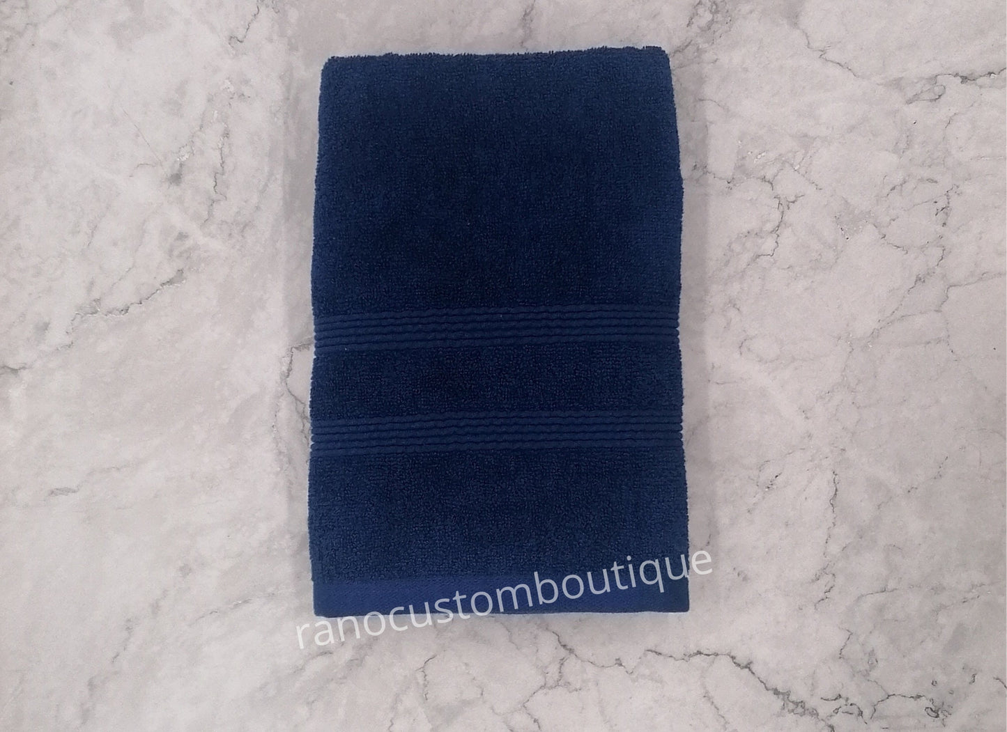 Personalised Embroidered Towel, Custom Towel, Monogram Towel, Embroidered Elegant Chevron Design, Gift Towel