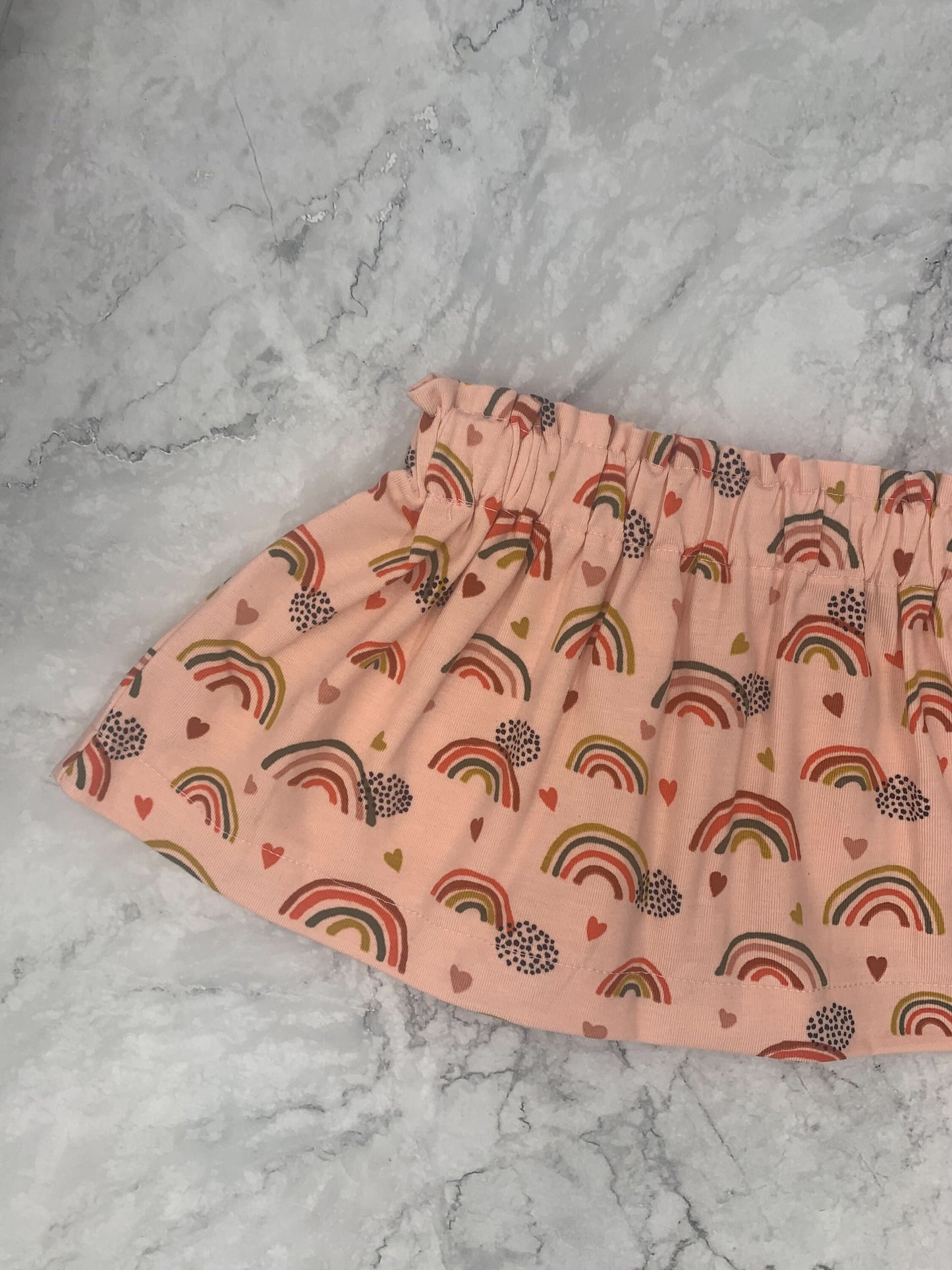 Personalized Embroidered Rainbow Baby Girl Clothing Set, Custom Name Bodysuit, Girl Clothing, Baby Clothing, Rainbow Design