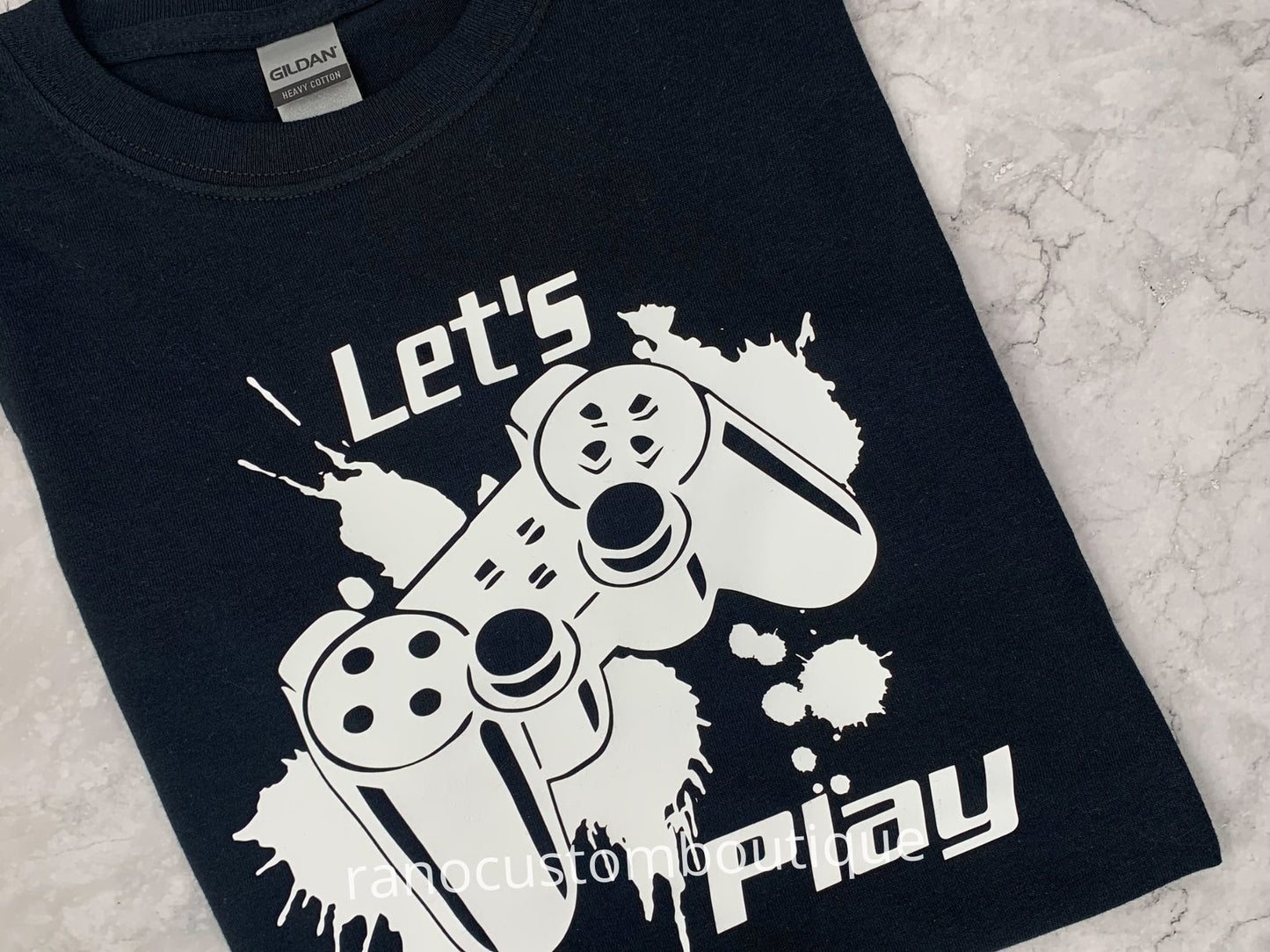 Heat-Pressed Boys Shirt, Boy's Clothing, Game Console Shirt, Heat-Pressed Design