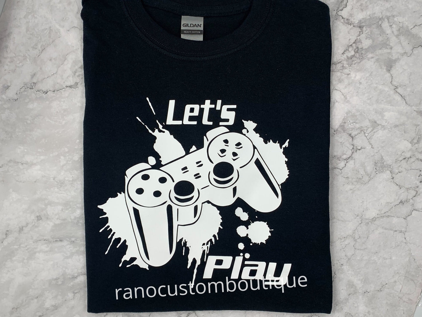 Heat-Pressed Boys Shirt, Boy's Clothing, Game Console Shirt, Heat-Pressed Design