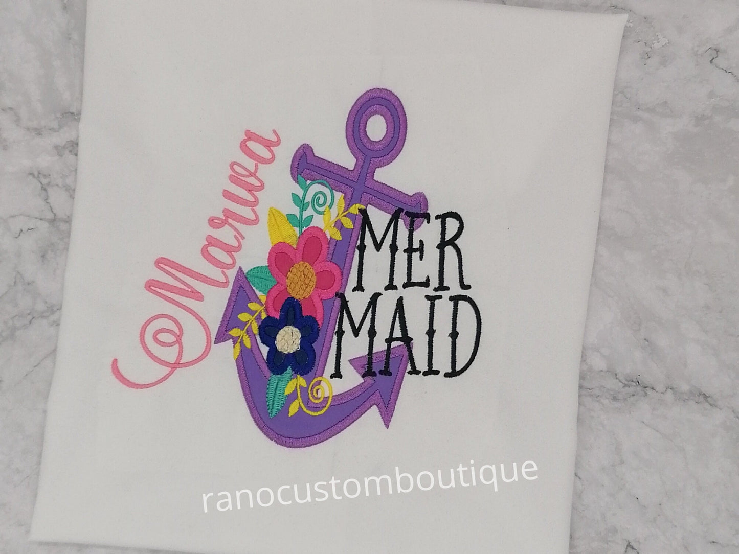 Personalized Girls T-Shirts, Custom Girls Bodysuit, Embroidered Birthday Shirts, Embroidered Name Design, Girl's Embroidered Top