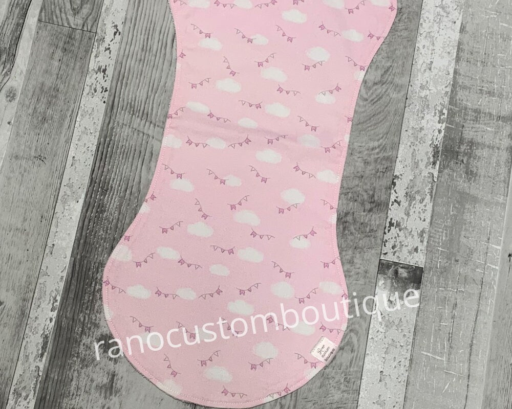 Soft Baby Burp Cloth, Baby Burp Cloth,Baby Girl Gift, Baby Shower Gift, New Baby Gift