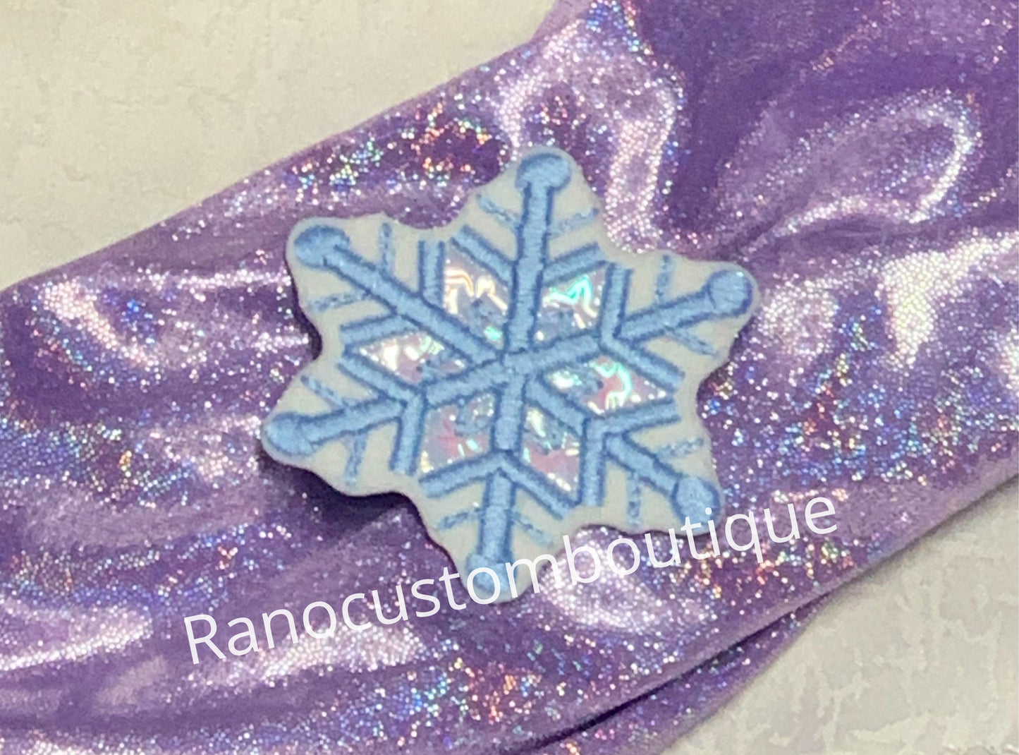 Embroidered Snowflake Patch, Iron On Patch, Snowflake Patch, Embroidery Applique Patch, Backpack Patch, Jackets, Bags Patch