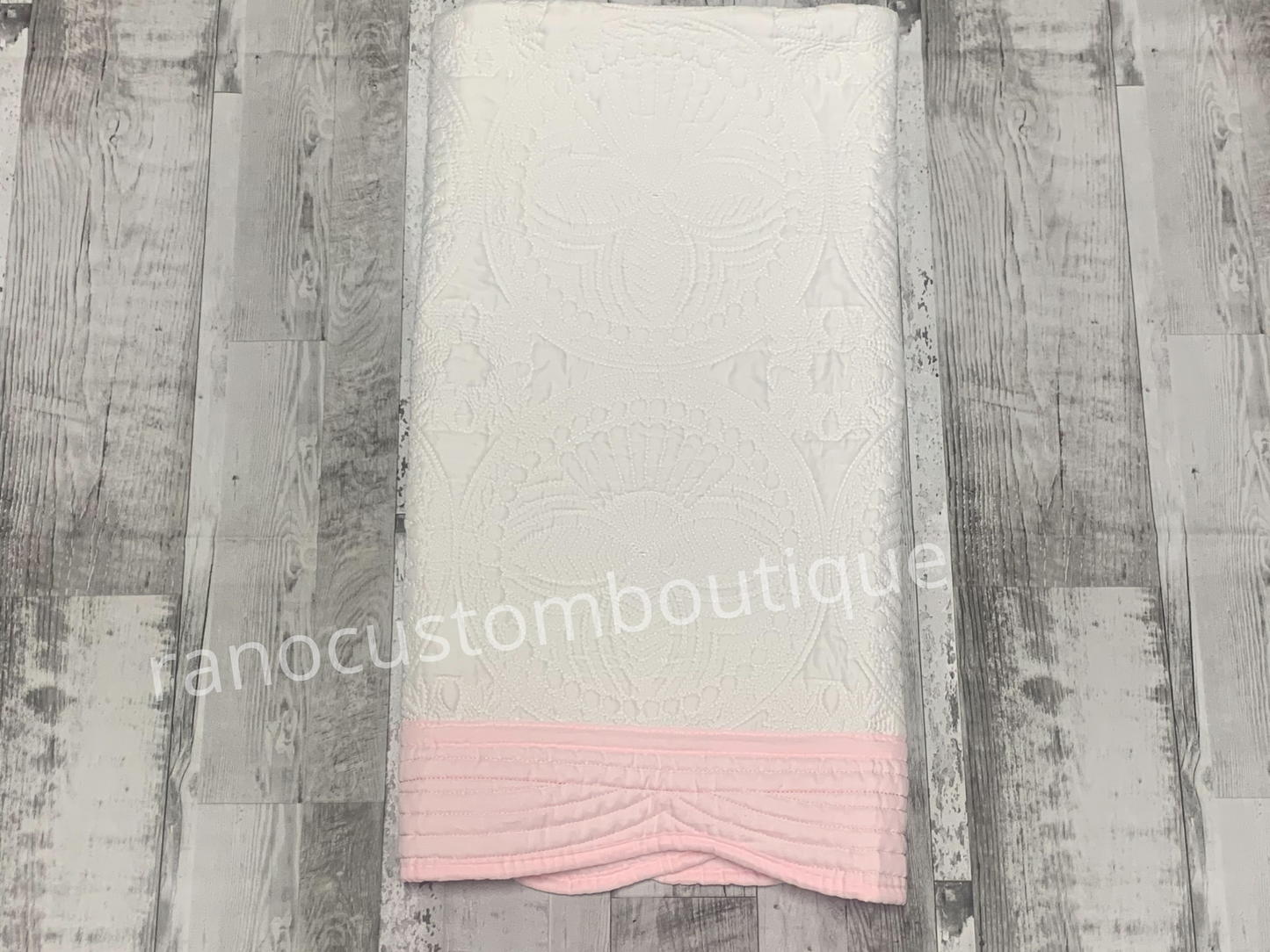 Personalised Baby Girl Elephant Heirloom Blanket, Baby Blanket, Custom Embroidered Girl's Blanket, Baby Shower Gift