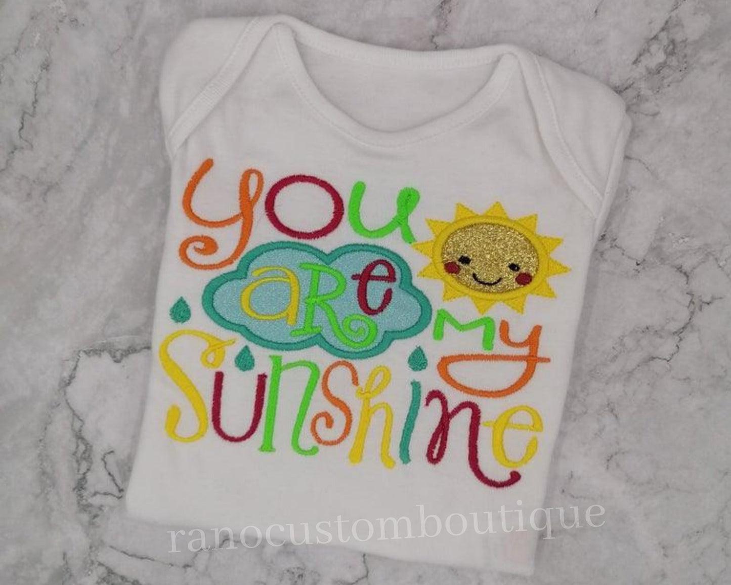Embroidered Baby Girls Bodysuit, Embroidered Quote Design, Embroidered Girl Clothing, Embroidered Design, Quote Design