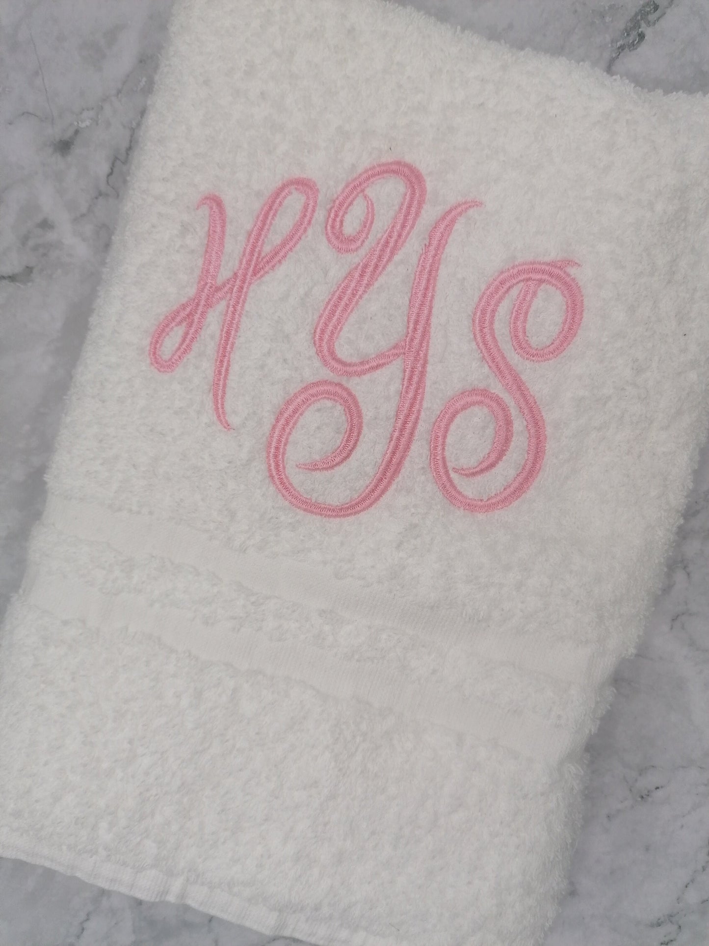Personalized Embroidered Towel, Monogrammed Towel, Embroidered Design, Wedding Gifts, Custom Name Towel