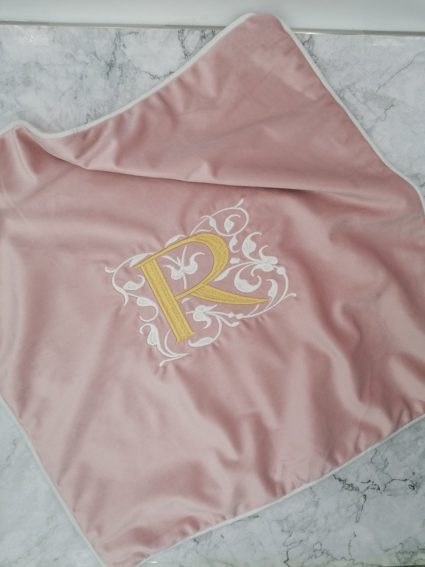 Personalised Embroidered Luxury Pillowcase, Luxury Design, Monogrammed Pillowcase, Monogrammed Gift