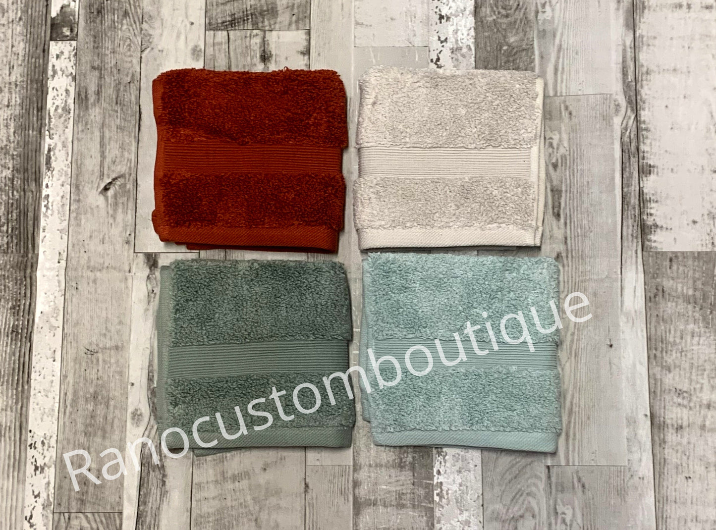 Monogrammed Elegant Towels, Embroidered Face towel, Wedding Gifts, Custom elegant Towel Design