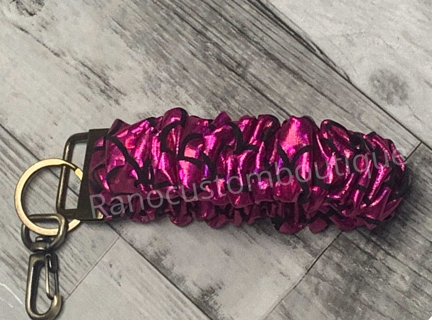 Keyfob Satin Scrunchie Keychain, Scrunchie Wristlet Key Holder, Handmade Wristlet Scrunchie, Woman's Gif, Bridesmaid Gift, Gift For Her