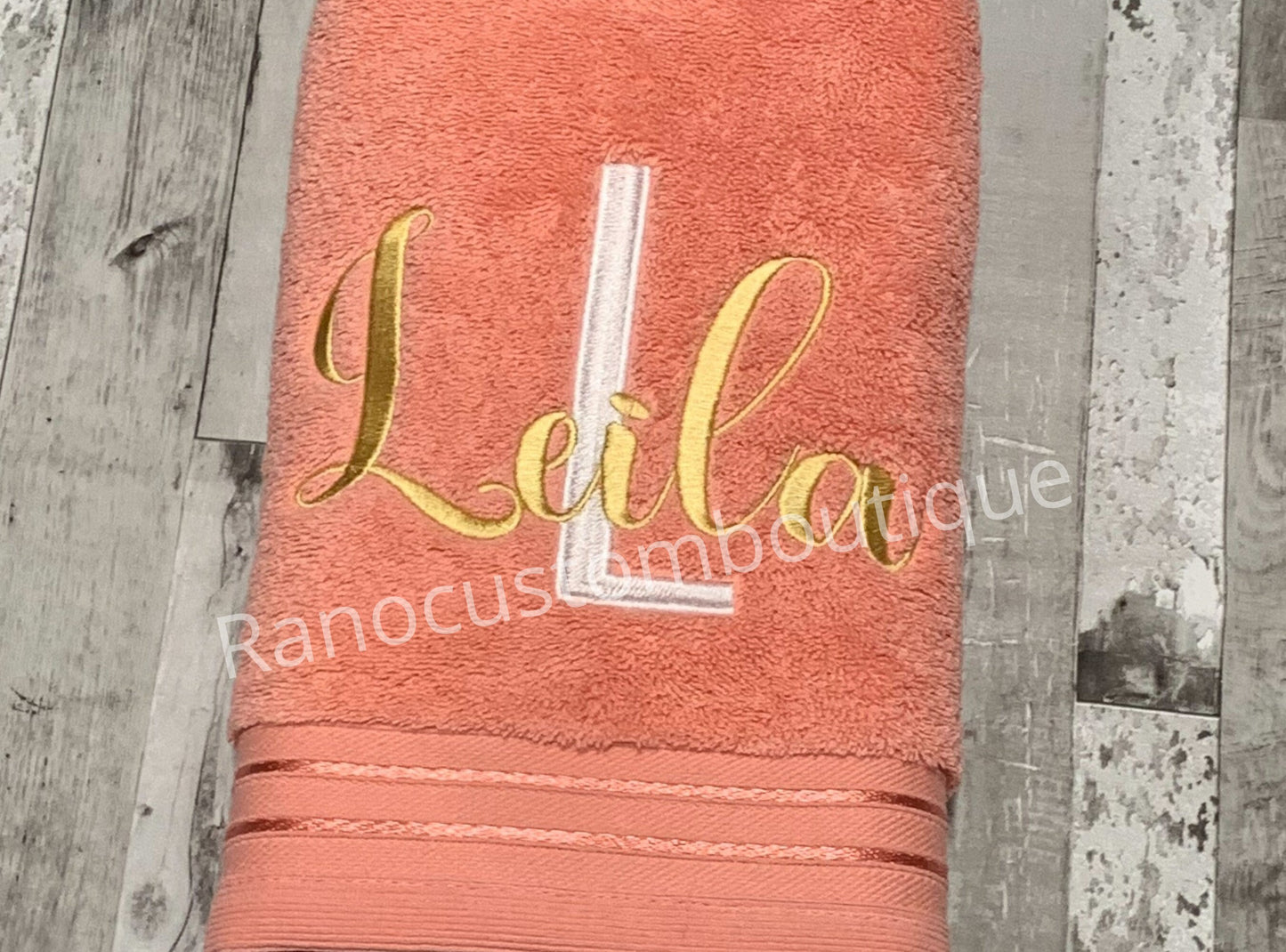 Custom Monogrammed Towel,Personalised Towel , Wedding Gift, Graduation Gift