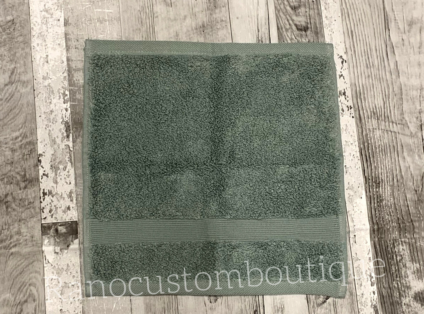 Monogrammed Tulip design Towel, Embroidered Face towel, Wedding Gifts, Custom Name Towels